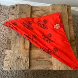 Four Roses Bourbon Bandana and Pin